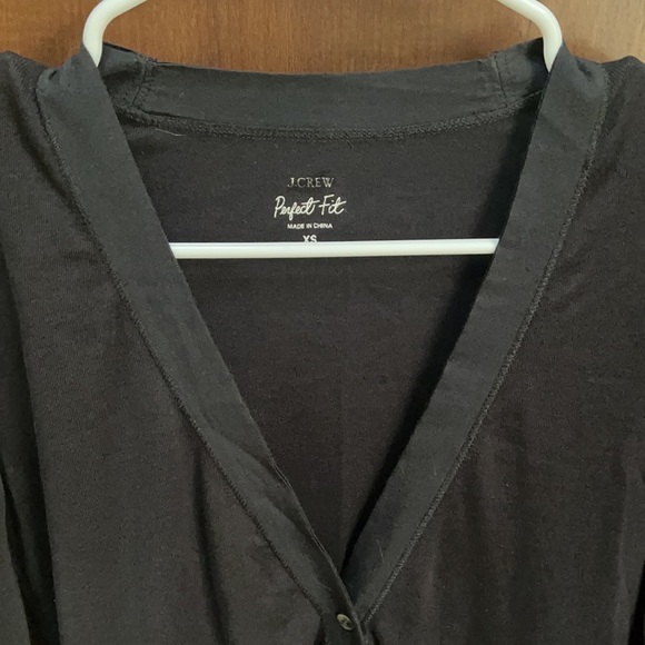 J. Crew Perfect Fit Cardigan in Black Size: XS - Picture 4 of 9